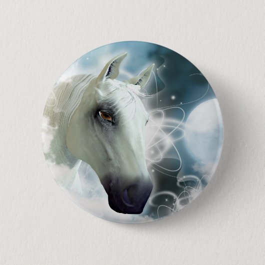 Arabisch paard ronde button 5,7 cm (Voorkant)