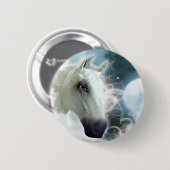 Arabisch paard ronde button 5,7 cm (Voorkant /achterkant)