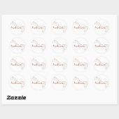 Arabisch paard ronde sticker (Vel)