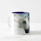 Arabisch paard tweekleurige koffiemok (Voorkant links)