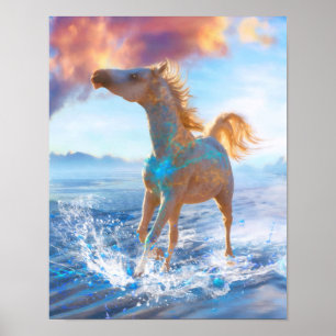 Arabisch paard van STELLAR ISLAND #1 Poster