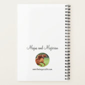 Arabisch paard wekelijks en maandelijks planner (Achterkant)