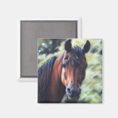 Arabisch paardengezicht magneet (Voorkant / Achterkant)