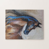 Arabisch paardenschilderij legpuzzel (Horizontaal)