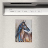 Arabisch paardenschilderij magneet (Insitu (Vaatwasser))