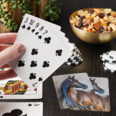 Arabisch paardenschilderij pokerkaarten (Insitu)