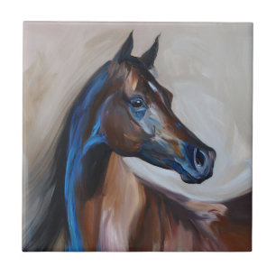 Arabisch paardenschilderij tegeltje