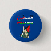 Arabisch Palestina Gaza Anti Apartheid Ronde Button 3,2 Cm (Voorkant)
