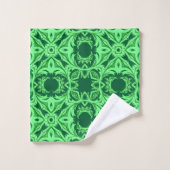 arabisch patroon - Emerald Green Bad Handdoek (Wasdoekje)