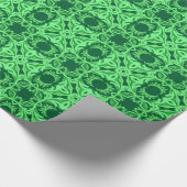  arabisch patroon - Emerald Green Cadeaupapier (Hoek)