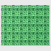  arabisch patroon - Emerald Green Cadeaupapier (Vlak)