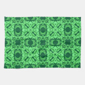  arabisch patroon - Emerald Green Kitchen T Theedoek (Horizontaal)