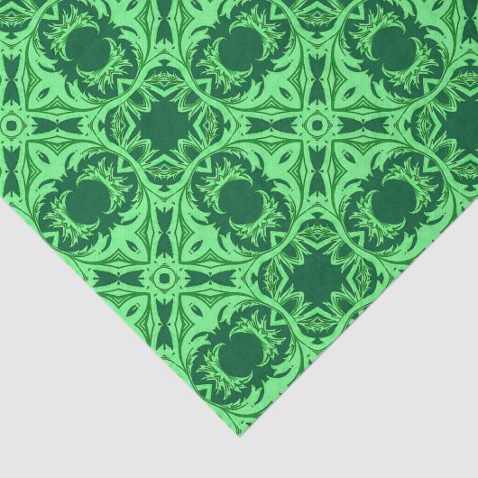  arabisch patroon - Emerald Green Tissuepapier (Detail)