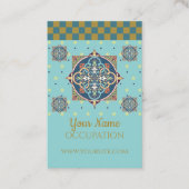 Arabisch patroon - Kaart voor bedrijven Visitekaartje (Voorkant)