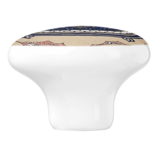  Arabisch patroon Keramische Knop (Zijkant)