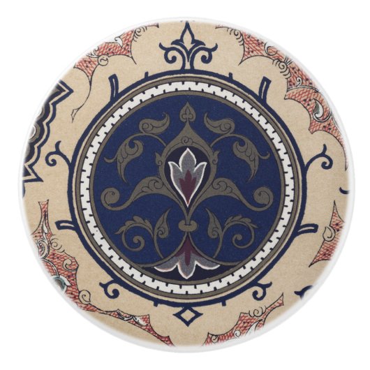  Arabisch patroon Keramische Knop (Voorkant)