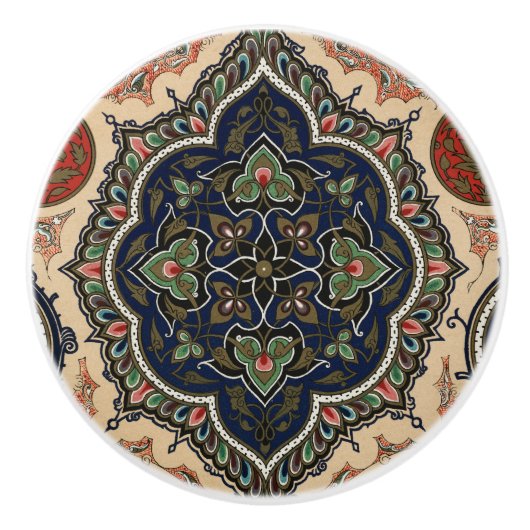  Arabisch patroon Keramische Knop (Voorkant)