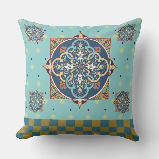 Arabisch patroon - Pillow Kussen (Voorkant)