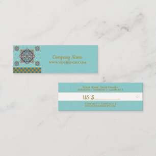 Arabisch patroon - Prijs Label, Visitekaartje