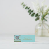 Arabisch patroon - Prijs Label, Visitekaartje (Staand voorkant)