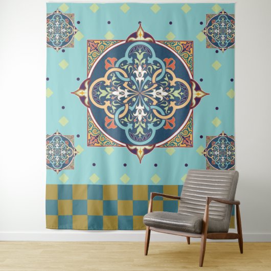 Arabisch patroon - Tapestry Wandkleed (In situ)