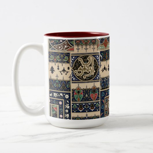  Arabisch patroon Tweekleurige Koffiemok (Links)