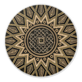 Arabisch retro patroon keramische knop