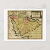 Arabisch schiereiland van de kaart van het Midden- (Voorkant)