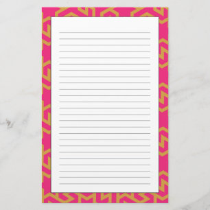 Arabisch Star-vormig patroon Briefpapier