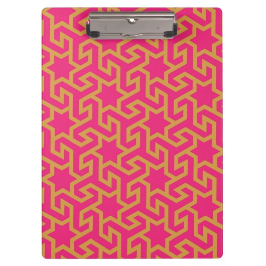 Arabisch Star-vormig patroon Klembord (Voorkant)