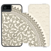 Arabisch stijlblad incipio iPhone portemonnee hoesje (Agenda Open)