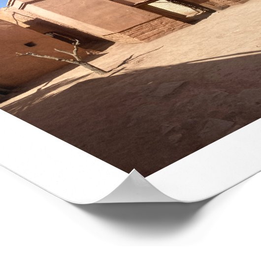 Arabisch stijlhuis poster (Hoek)