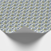 Arabisch Traditioneel: Iznik Tegel Naadloos. Cadeaupapier (Hoek)