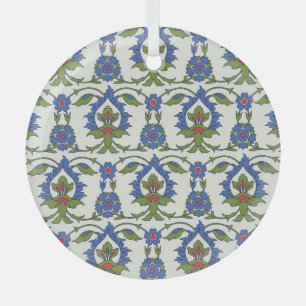 Arabisch Traditioneel: Iznik Tegel Naadloos. Glas Ornament