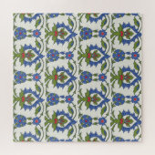 Arabisch Traditioneel: Iznik Tegel Naadloos. Legpuzzel (Horizontaal)