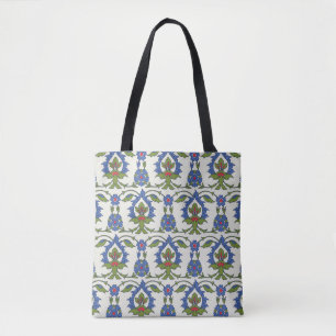 Arabisch Traditioneel: Iznik Tegel Naadloos. Tote Bag