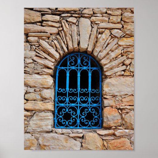 arabisch venster marokko architectuur agadir medin poster (Voorkant)
