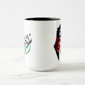 Arabisch "Vermiste Palestina" met Kaart Koffie-Mok Mok (Midden)