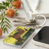 Arabisch veulens en merrie lopen door sleutelhanger (Voorkant Rechts)