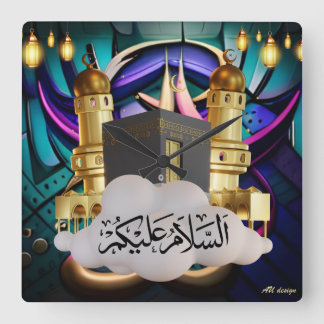 arabisch vierkante klok