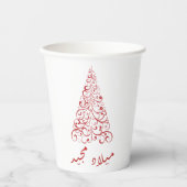 ARABISCH VROLIJK KERSTMIS PAPIER CUP PAPIEREN BEKERS (Voorkant)