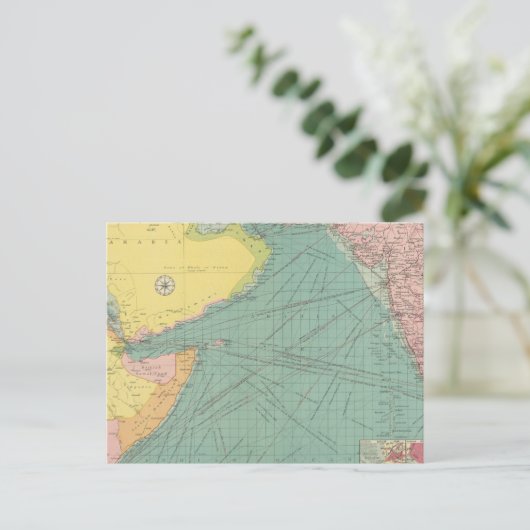 Arabisch Zee Briefkaart (Staand voorkant)