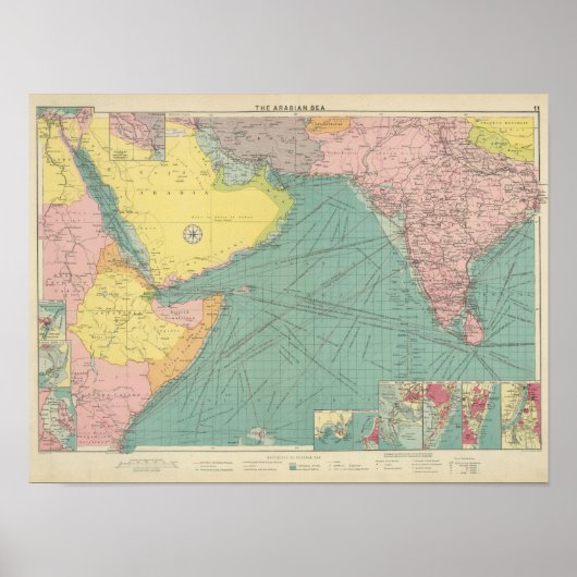 Arabisch Zee Poster (Voorkant)