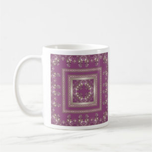 Arabische antieke decoratieve oosterse ornamentale koffiemok