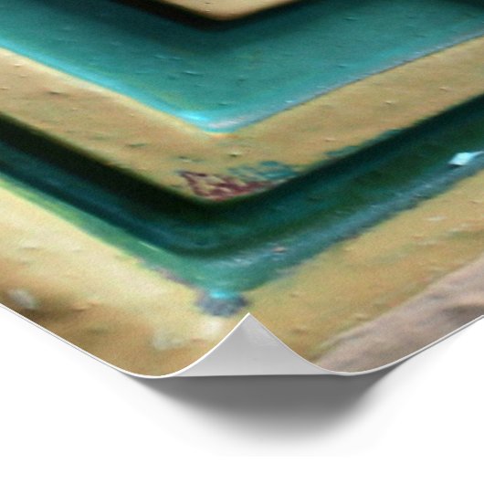 Arabische architectuur Turkis Poster (Hoek)