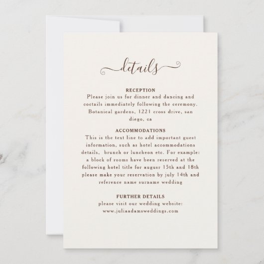 Arabische Art Nouveau Bloemenboog Mandala bruiloft Kaart (Achterkant)