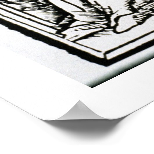 Arabische astrologen, kopie van een afbeelding van poster (Hoek)