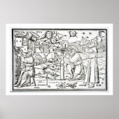 Arabische astrologen, kopie van een afbeelding van poster (Voorkant)