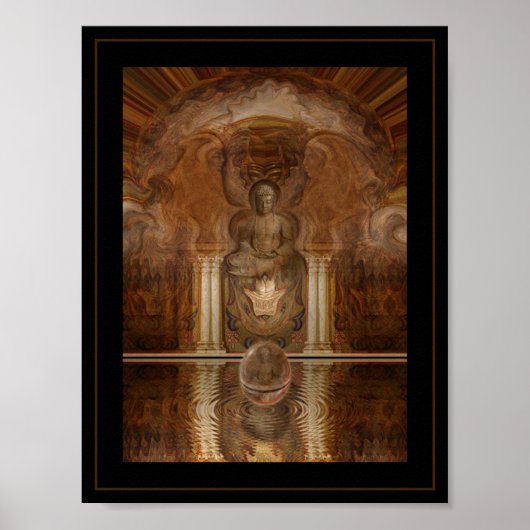 Arabische Boeddha Poster (Voorkant)