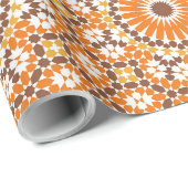 Arabische Boho Cirkels Geometrisch Marokkaans Sina Cadeaupapier (Rol Hoek)